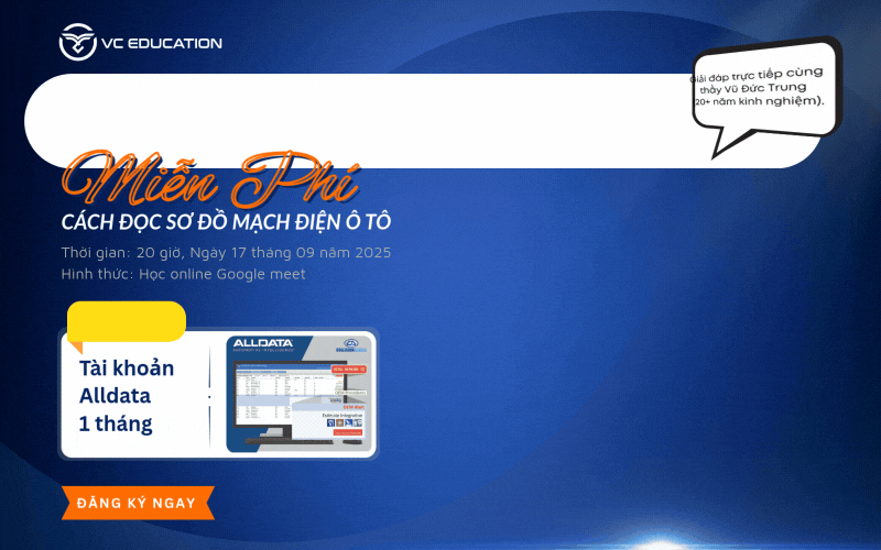 Mở đăng ký học online: Cách đọc sơ đồ mạch điện ô tô – MIỄN PHÍ