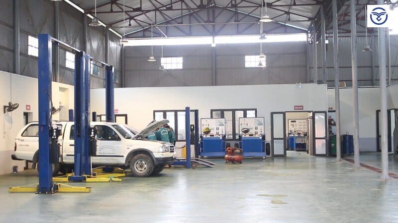 Xưởng thực hành tại trường Cao đẳng Bắc Kạn