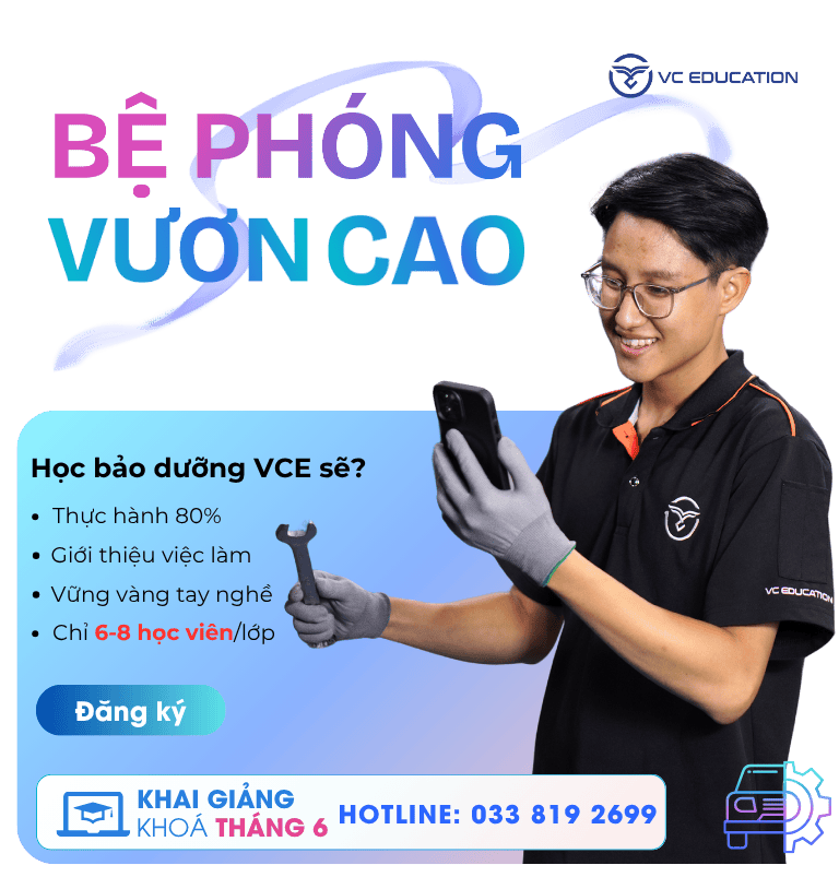 Bệ phóng khoá học bảo dưỡng