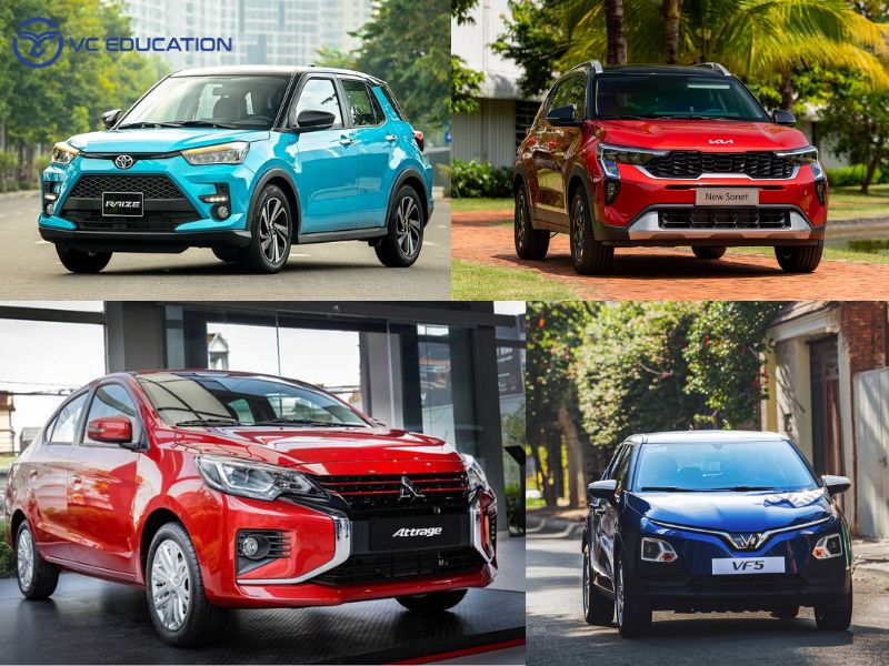 Xe ô tô 5 chỗ giá dưới 500 triệu