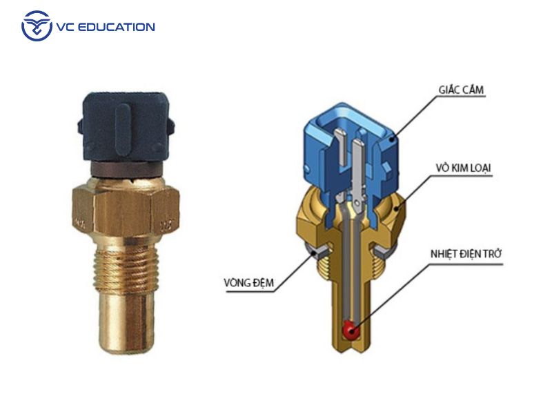 Cấu Tạo Của Cảm Biến Nhiệt Độ Nước Làm Mát