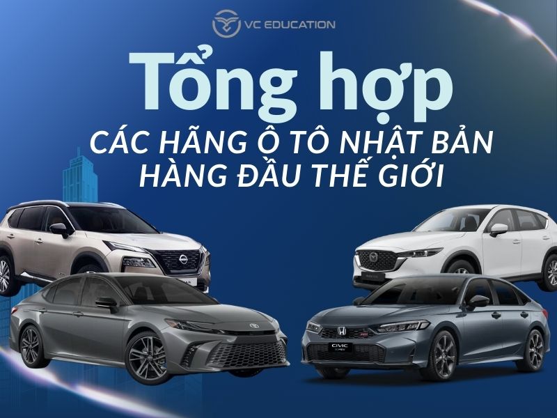 Tổng hợp các hãng ô tô nhật bản hàng đầu thế giới
