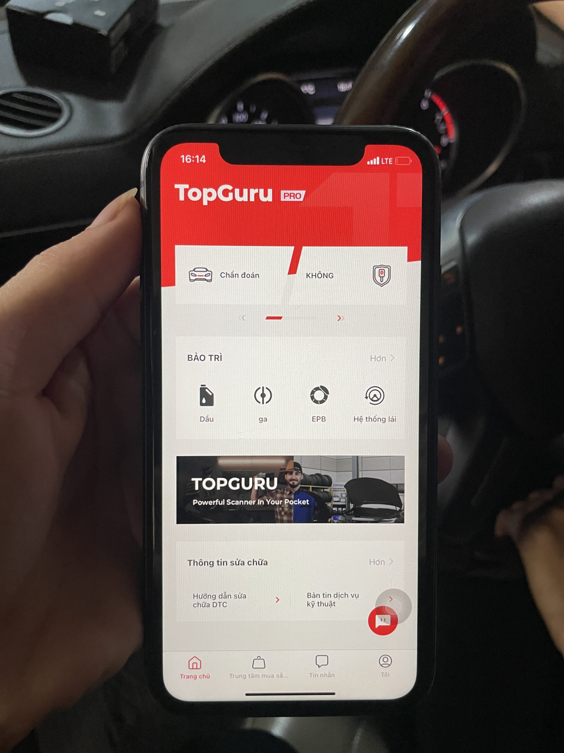 Máy chẩn đoán TOPDON TopScan Pro — quà tặng Khoá Điện ô tô toàn diện VCE