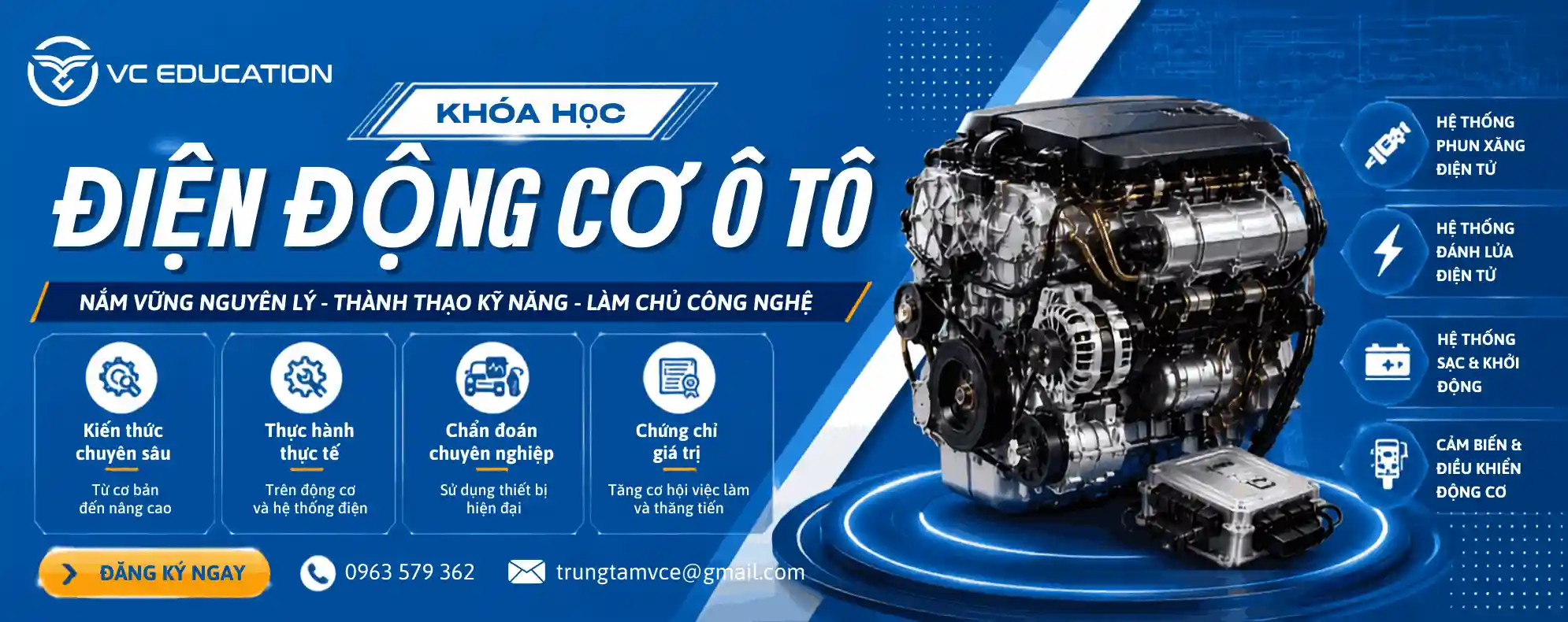 Khóa học Điện điều khiển động cơ ô tô tại VC Education