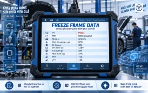 Phân tích Freeze Frame Data trên máy chẩn đoán ô tô