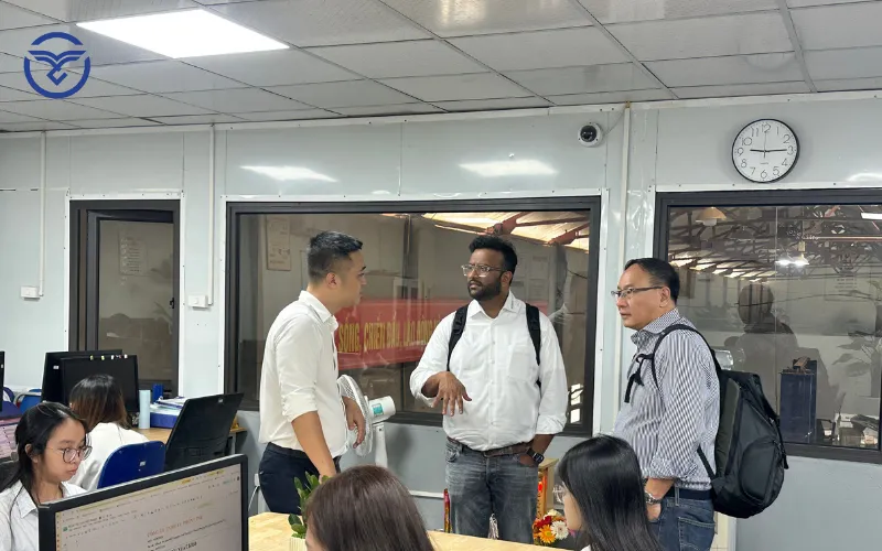 Lãnh đạo Febi thăm văn phòng làm việc